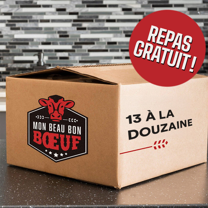 Boîte de prêts-à-manger - 13 à la douzaine