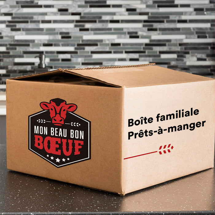 Boîte familiale prêts-à-manger
