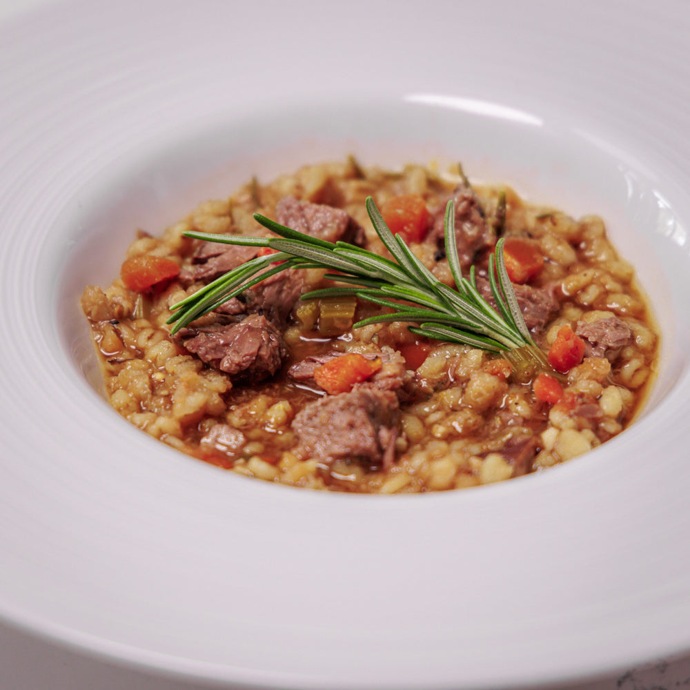 Soupe boeuf et orge