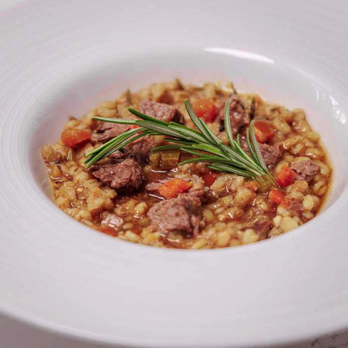 Soupe boeuf et orge