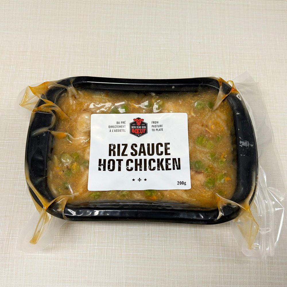 Riz en sauce hot chicken