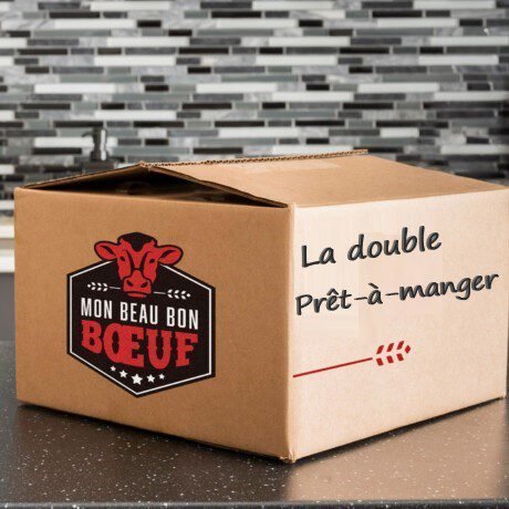 Boîte prête à manger double